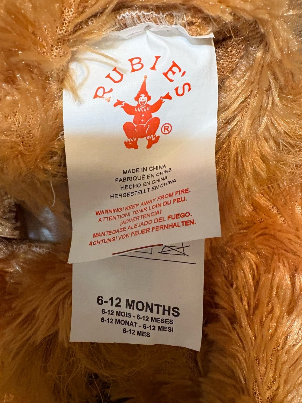 Noah's Ark Lion Cub Costume for Kids - Brown - Picture 5 of 5